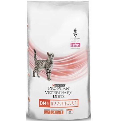 Purina DM Diabetes Management Ветеринарная диета сухой корм для кошек при диабете 1,5 кг. 